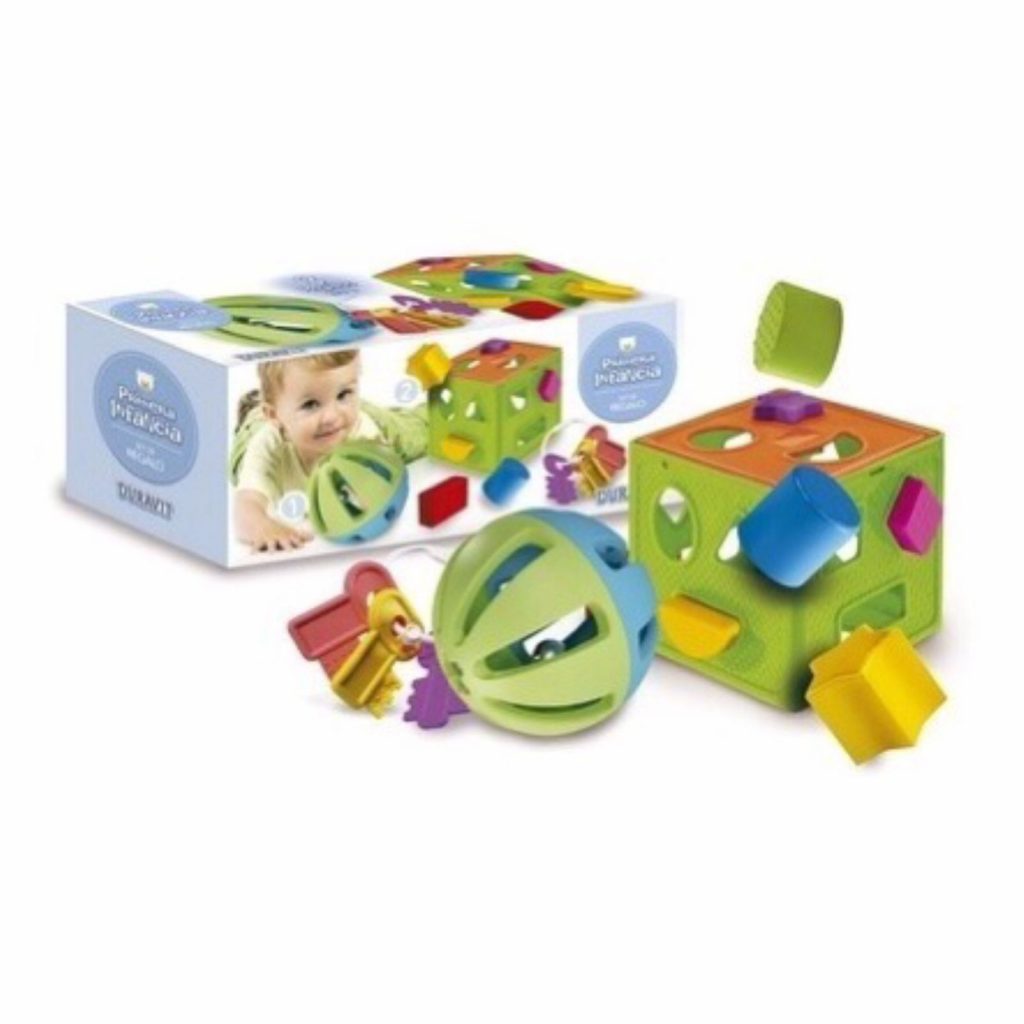 Set Didáctico Pelota + Sonajero + Cubo