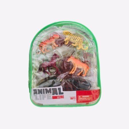 Animales c/Accesorios en Mochila, 12 p.