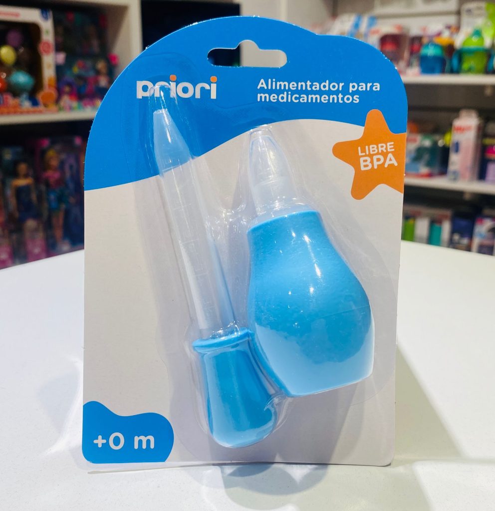 Set Aspirador Nasal + Pipeta Medicamentos - Celeste