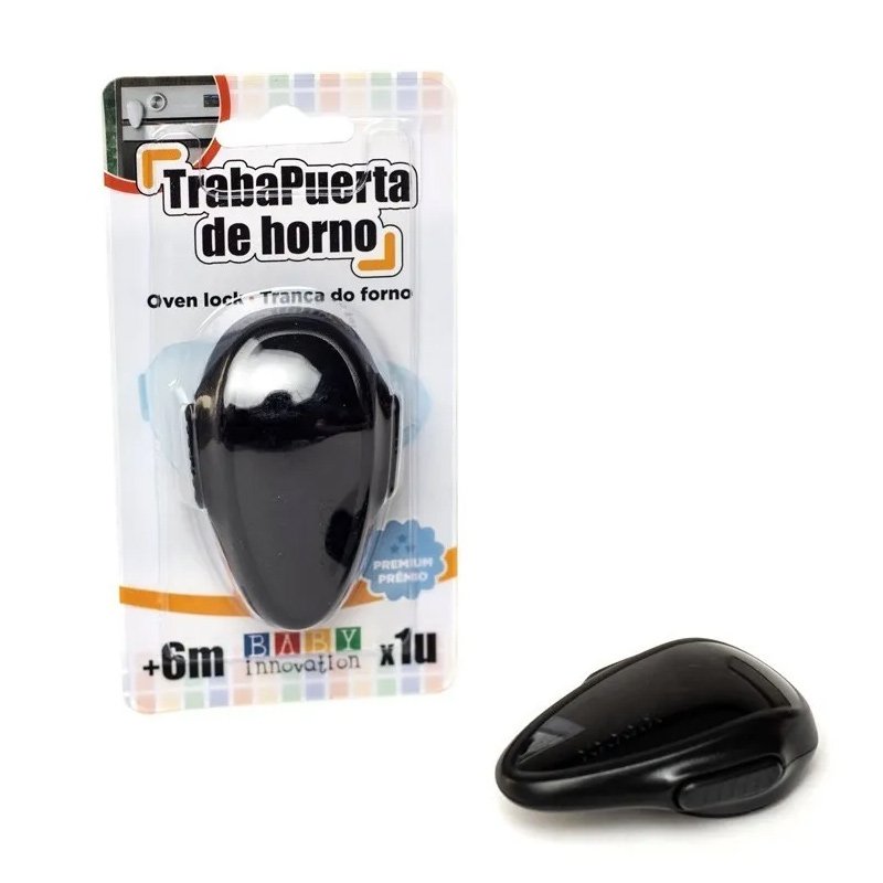 Traba puerta de Horno x 1 u. - Negro