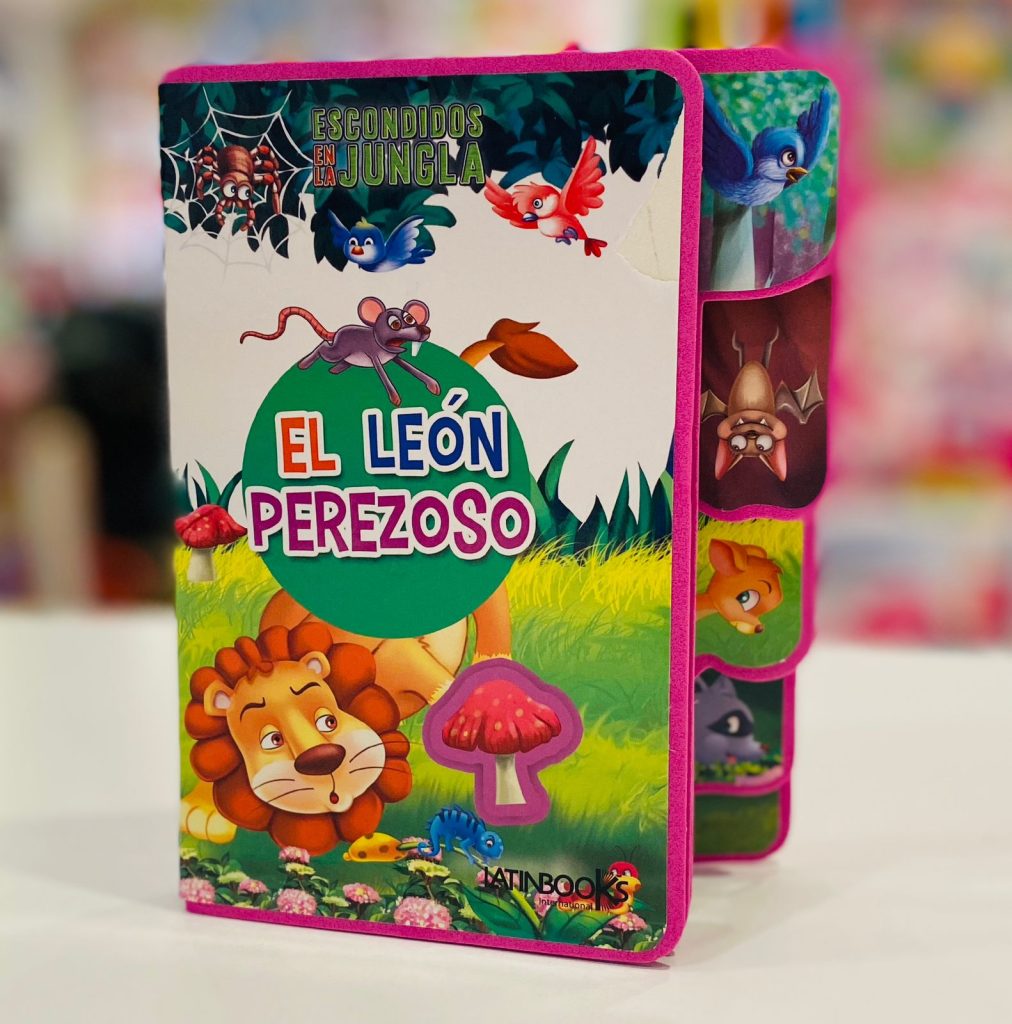 Libro Escondidos en la Jungla "El León Perezoso"