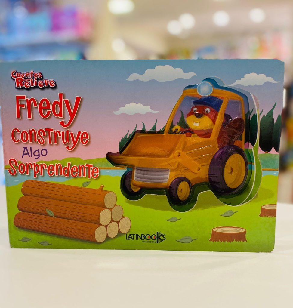Libro Cuentos con Relieve "Fredy Construye algo Sorprendente"
