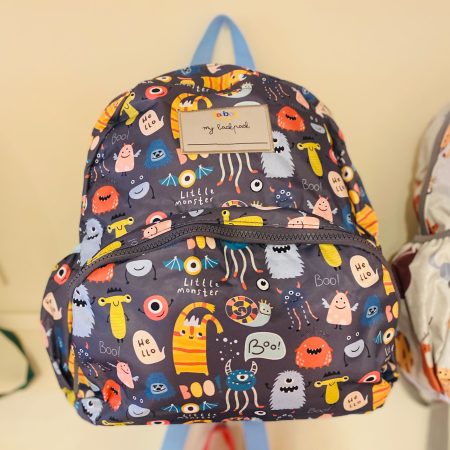Mochila Monstruos 35,5 cm.