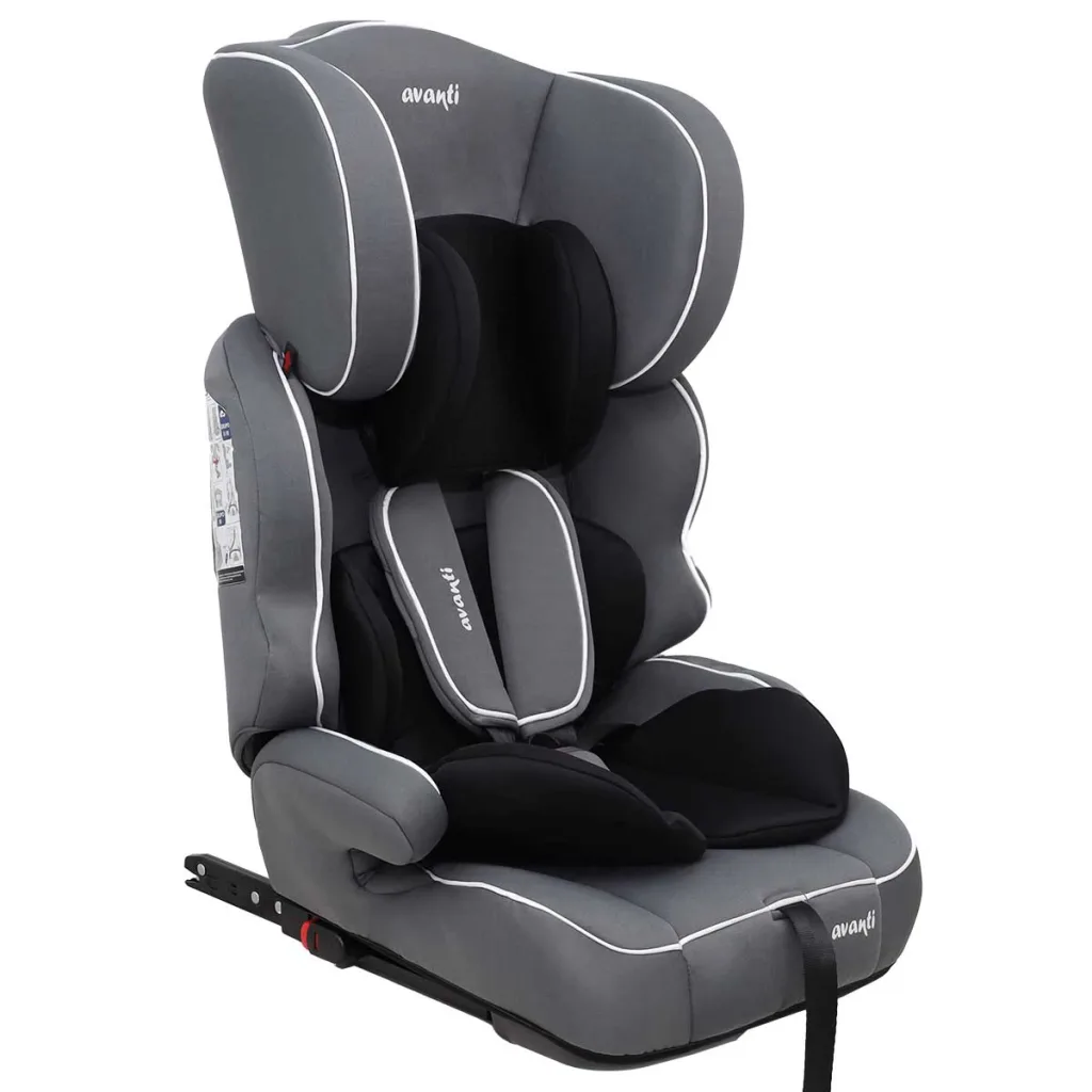 Butaca Booster con Respaldo Fix One Isofix 9-36 Kg. - Gris/Negro