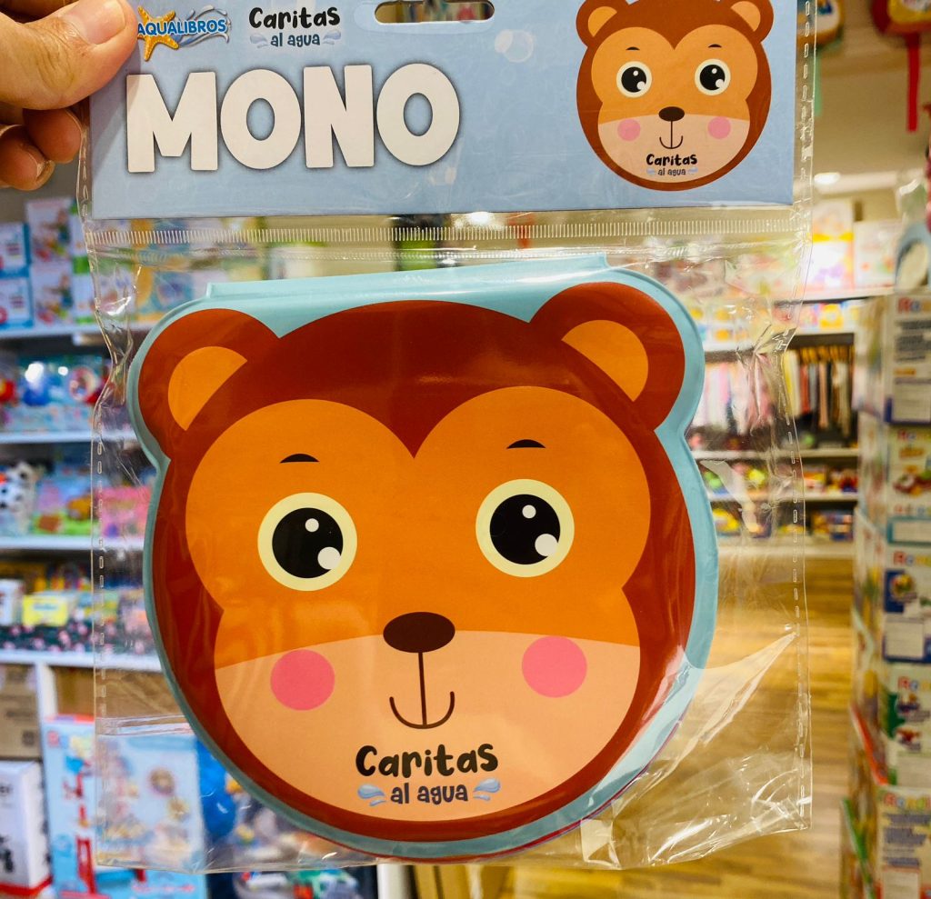 Libro Aqualibros - Caritas al agua - Mono
