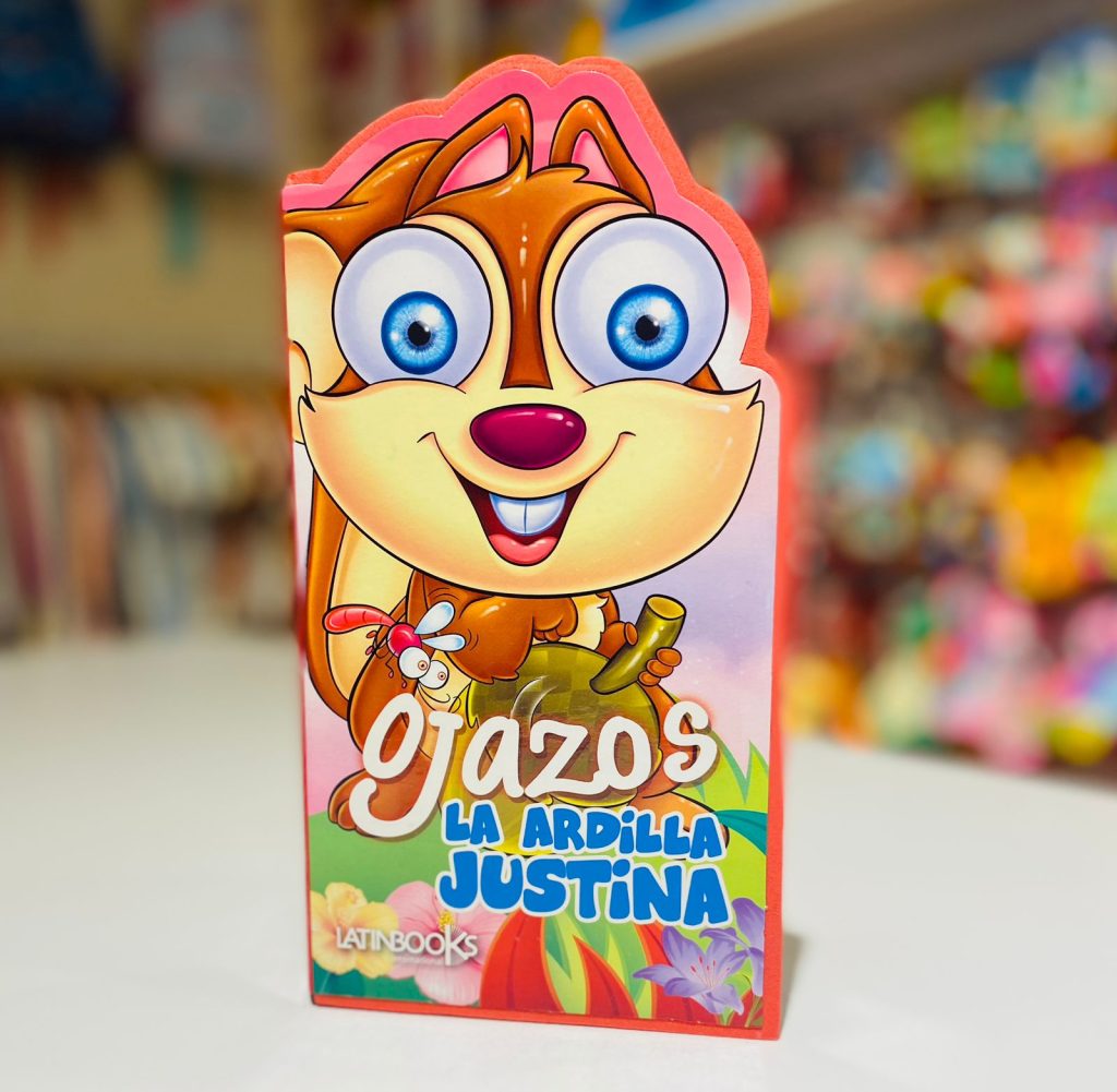 Libro Ojazos "La Ardilla Justina"
