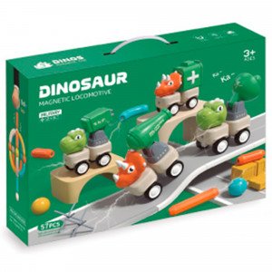 Bloques Magnéticos Locomotora Dino, 57 p.