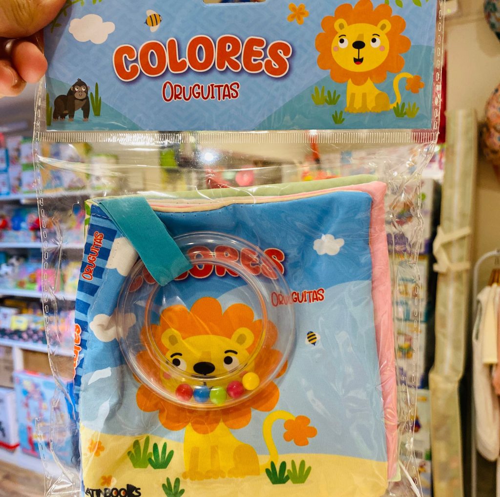 Libro de Tela Oruguitas - Colores