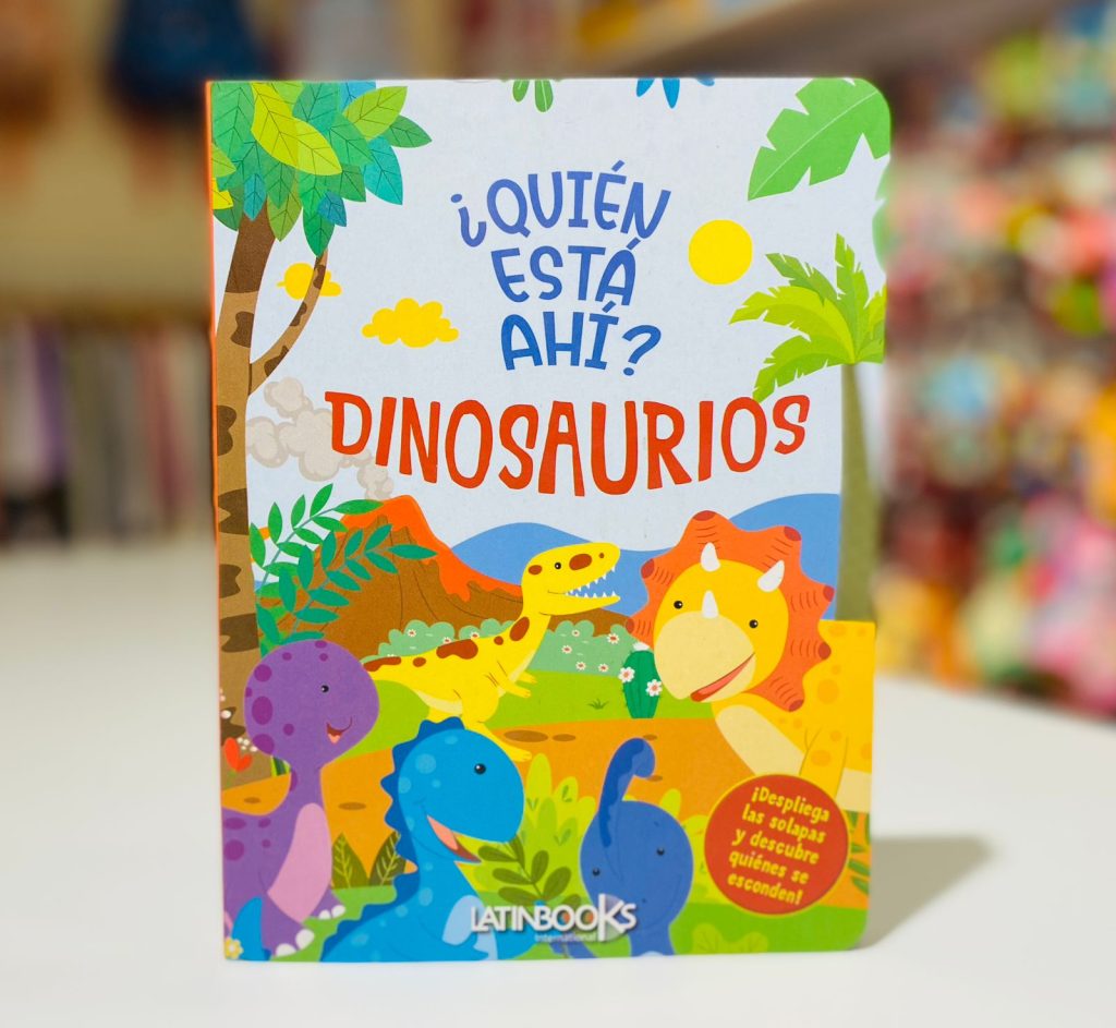Libro ¿Quién está ahí? "Dinosaurios"