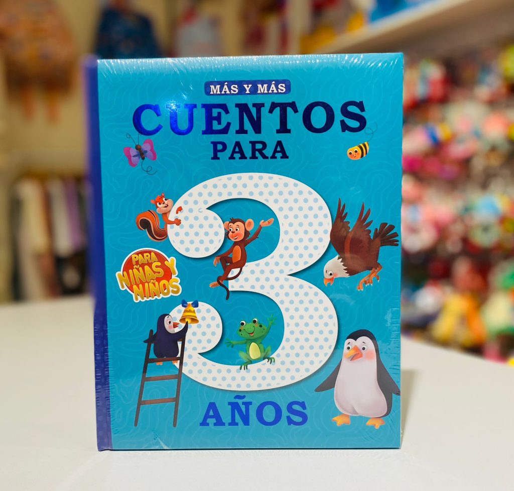 Libro Más y Más Cuentos para 3 Años