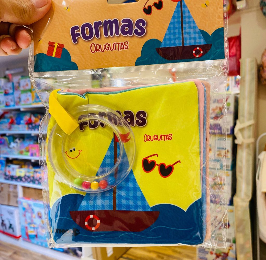 Libro de Tela Oruguitas - Formas