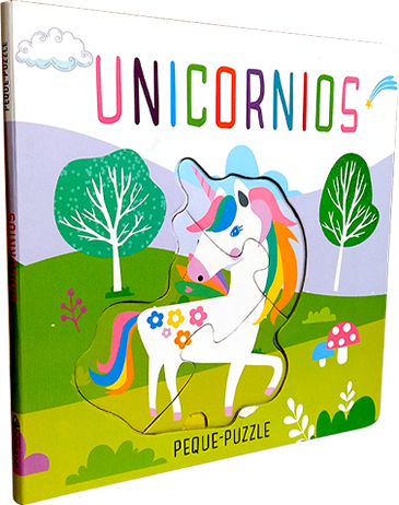 Libro Col. Peque-Puzzle "Unicornios"