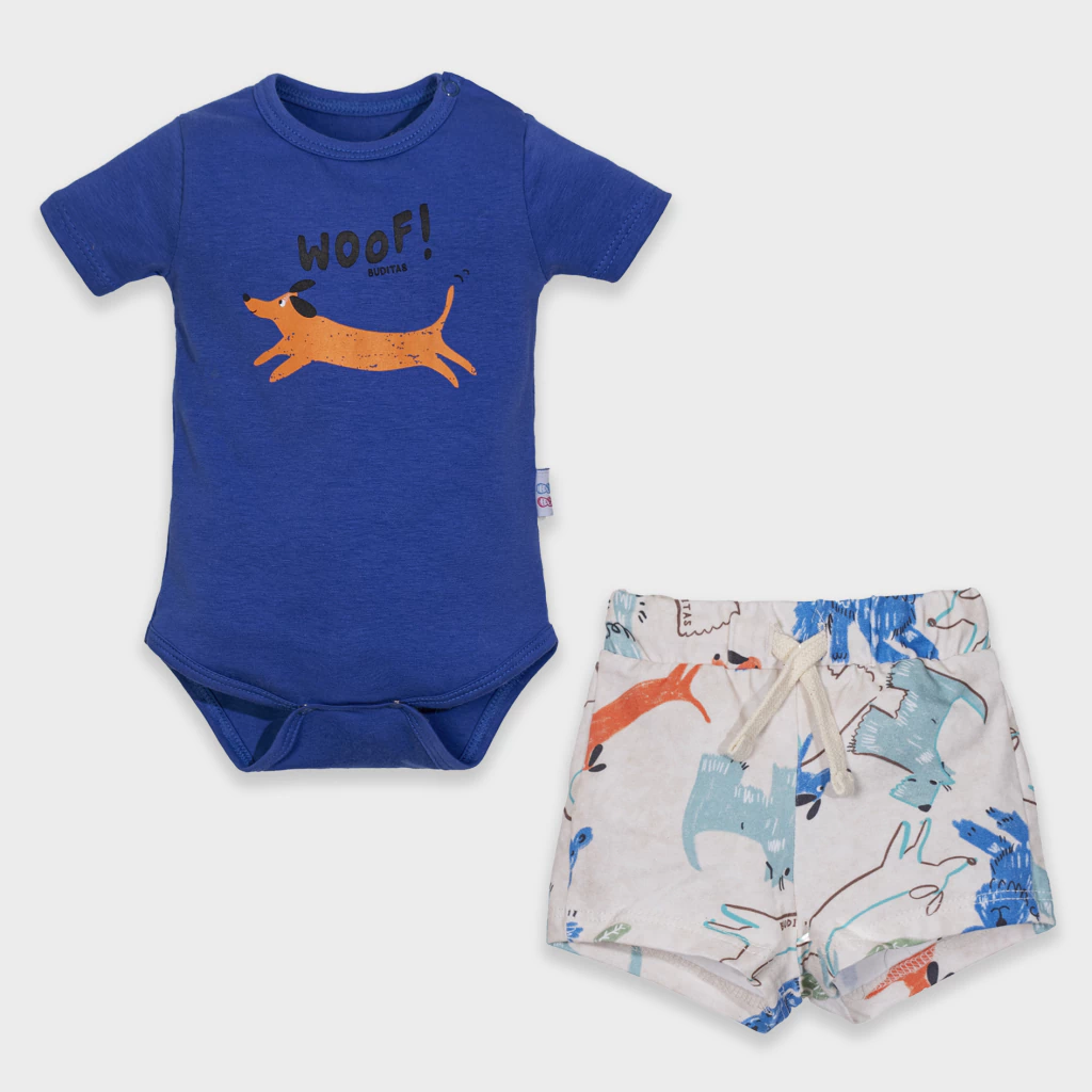 Conjunto 2 Piezas - Body m/c + Short - Woof
