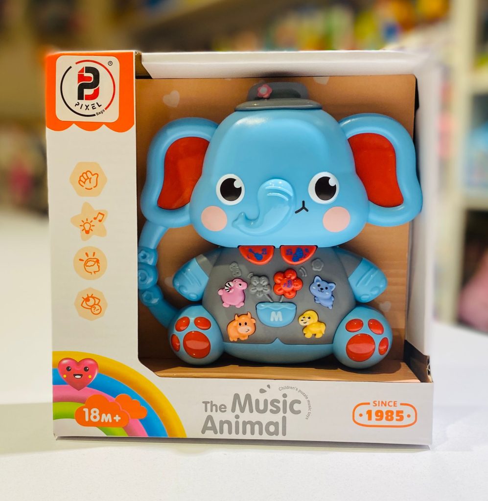 Pianito c/Luces y Sonidos - Elefante Celeste