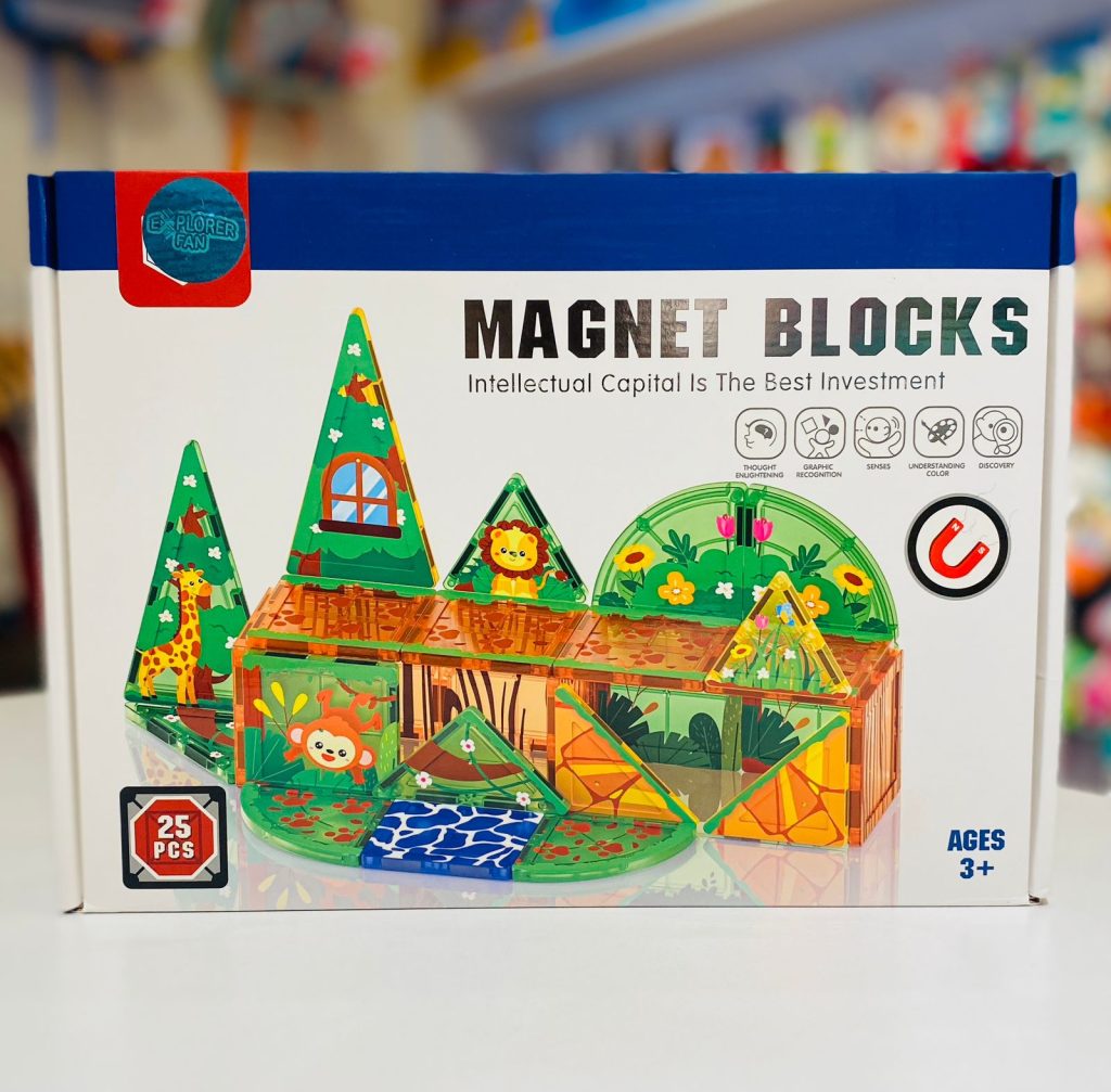 Bloques Magnéticos Animales del Bosque, 25 p.