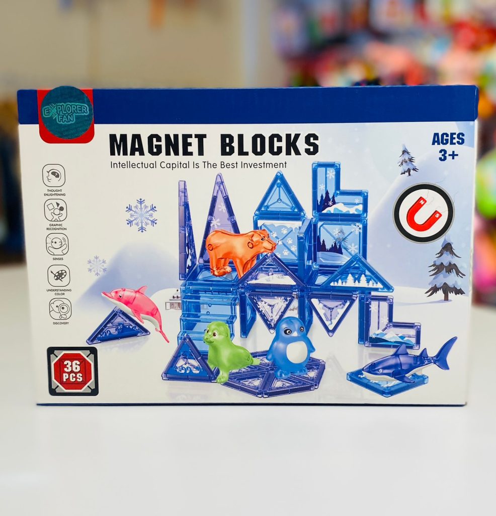 Bloques Magnéticos Animales Marinos, 36 p.
