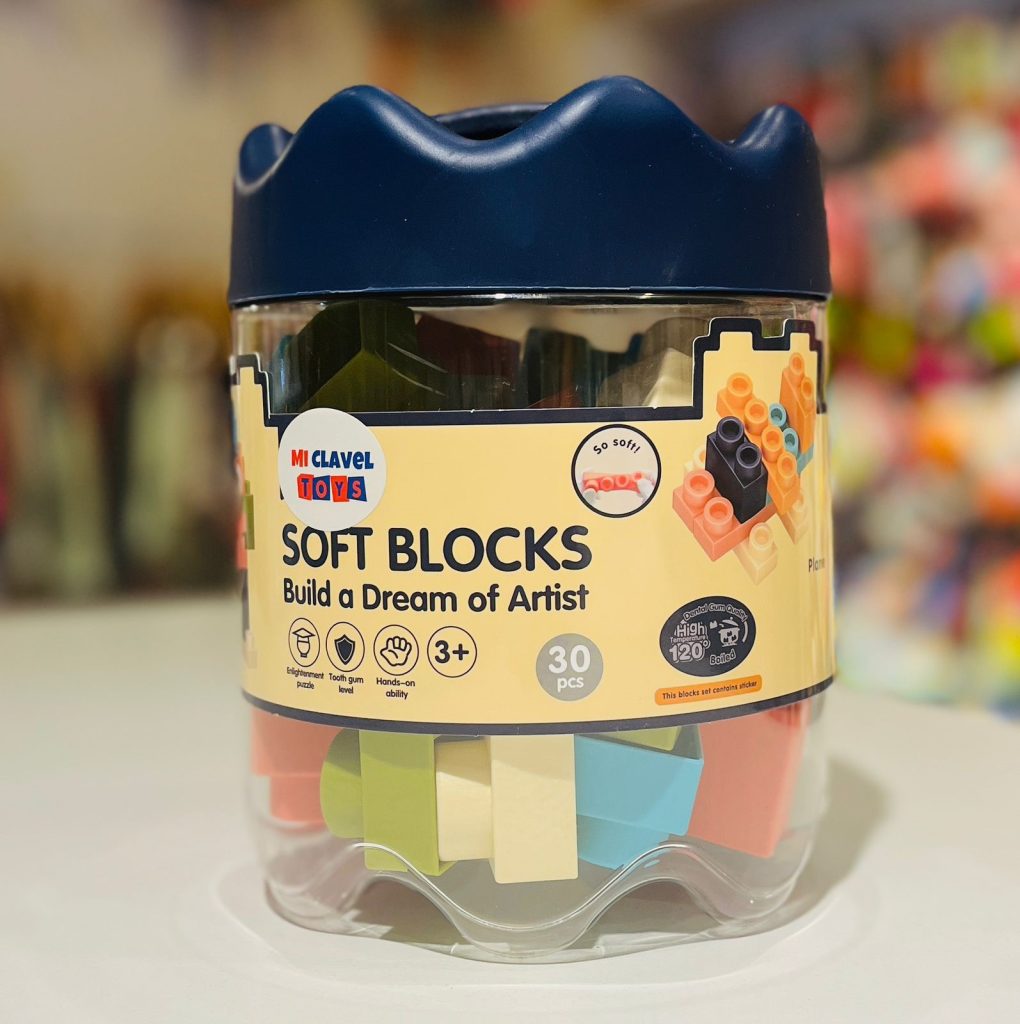 Bloques Soft en Balde 30 pzas.