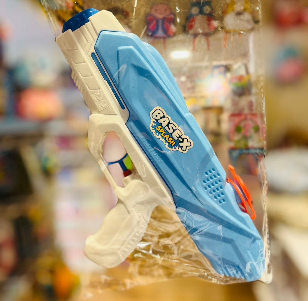 Pistola Lanza Agua Base-X 28 cm. - Celeste