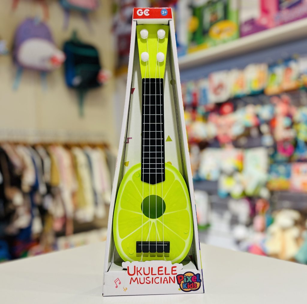 Guitarra Ukelele Decorada 4 cuerdas - Limón