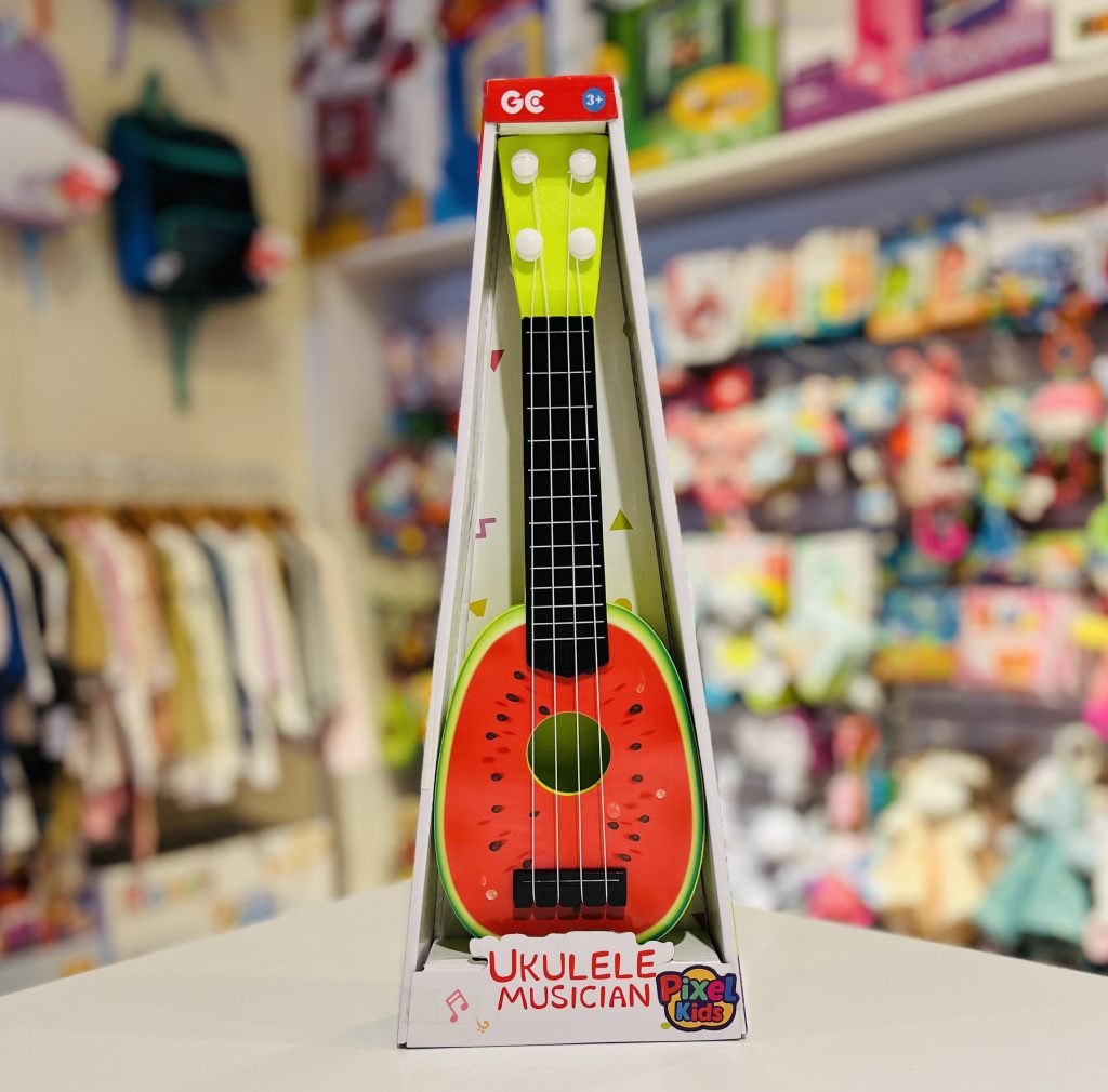Guitarra Ukelele Decorada 4 cuerdas - Sandía