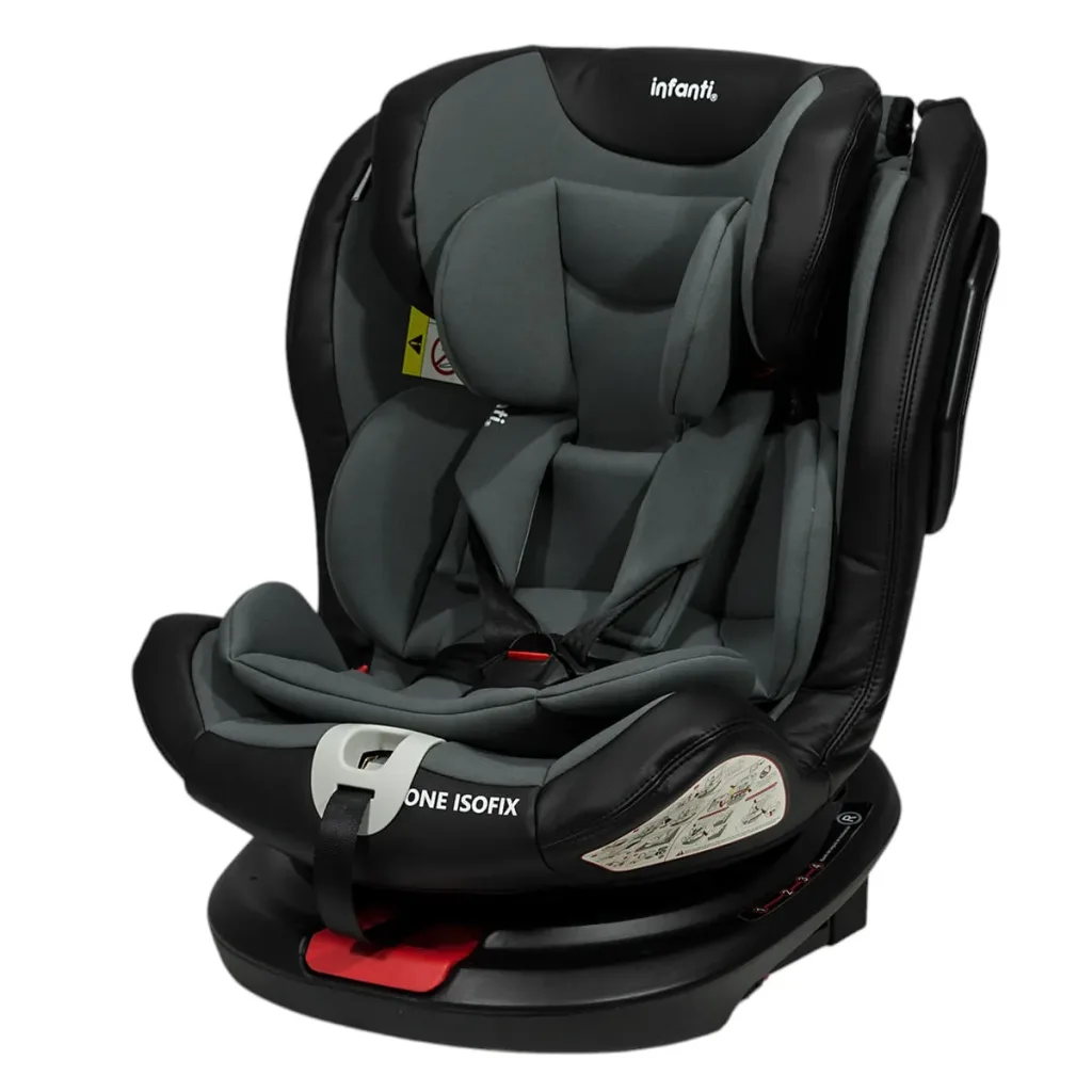 Butaca Infanti One 360 Isofix 0-36 Kg. - Negro/Gris