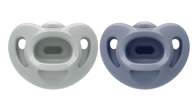 Chupete NUK First Choice Soft 0-6m x2 u. - Verde/Azul