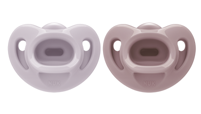Chupete NUK First Choice Soft 0-6m x2 u. - Violeta/Rosa