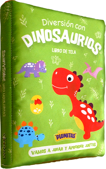 Libro Col. Plumitas "Diversión con dinosaurios"