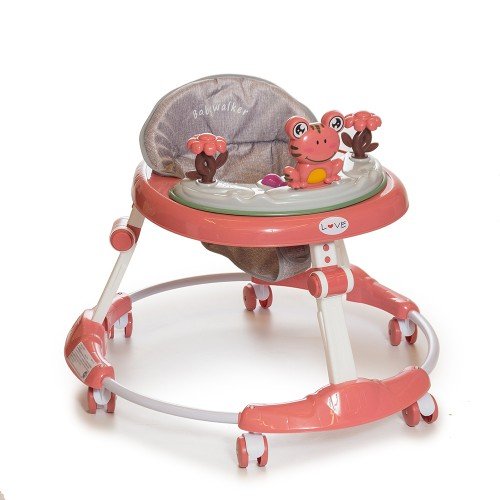 Andador con Bandeja Musical - Rosa