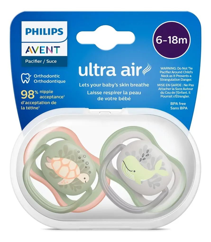 Chupete Ultra Soft 6-18m x 2 u. Tortuga/Ballena