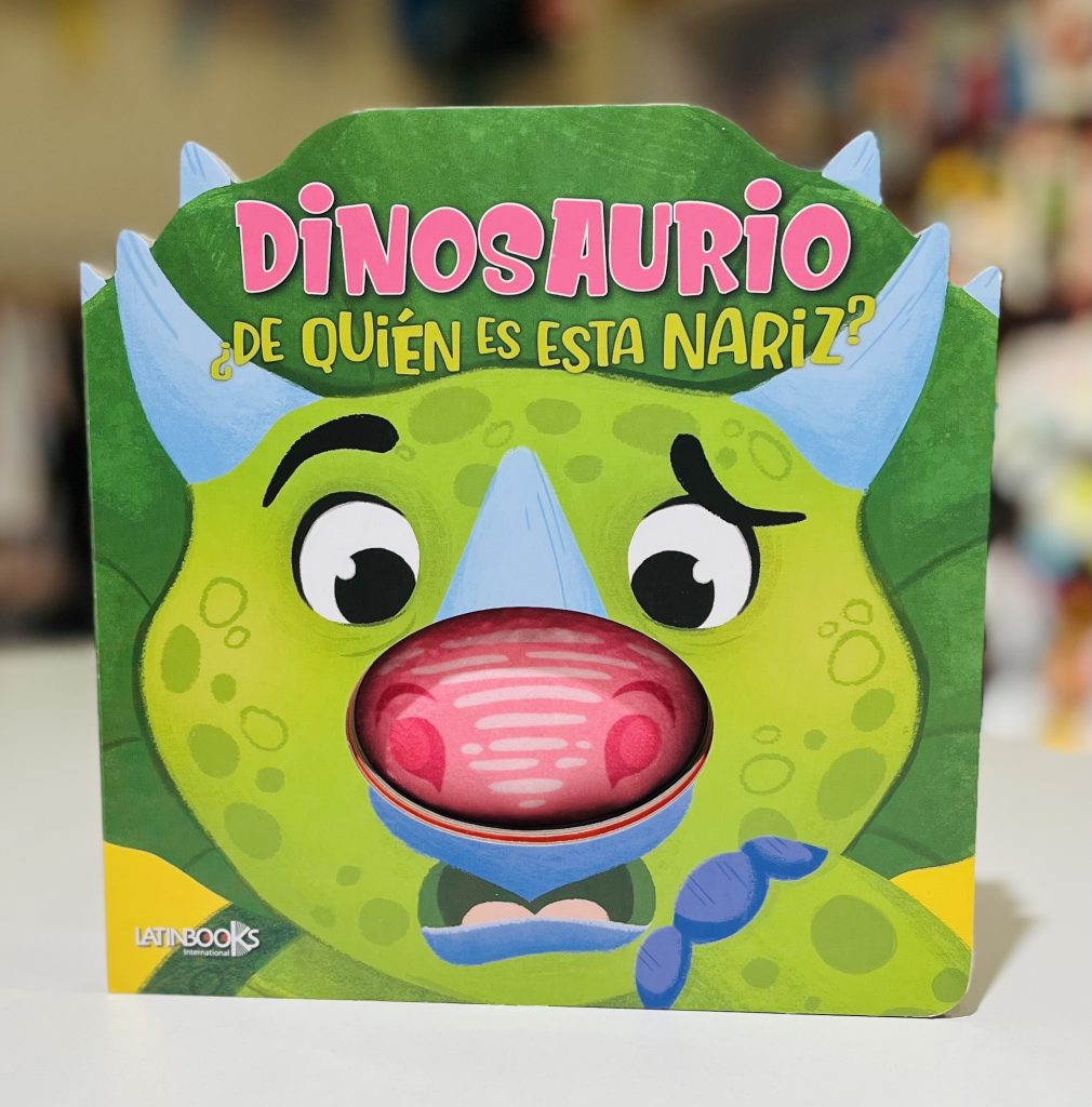 Libro ¿De quién es la nariz? "Dinosaurio"