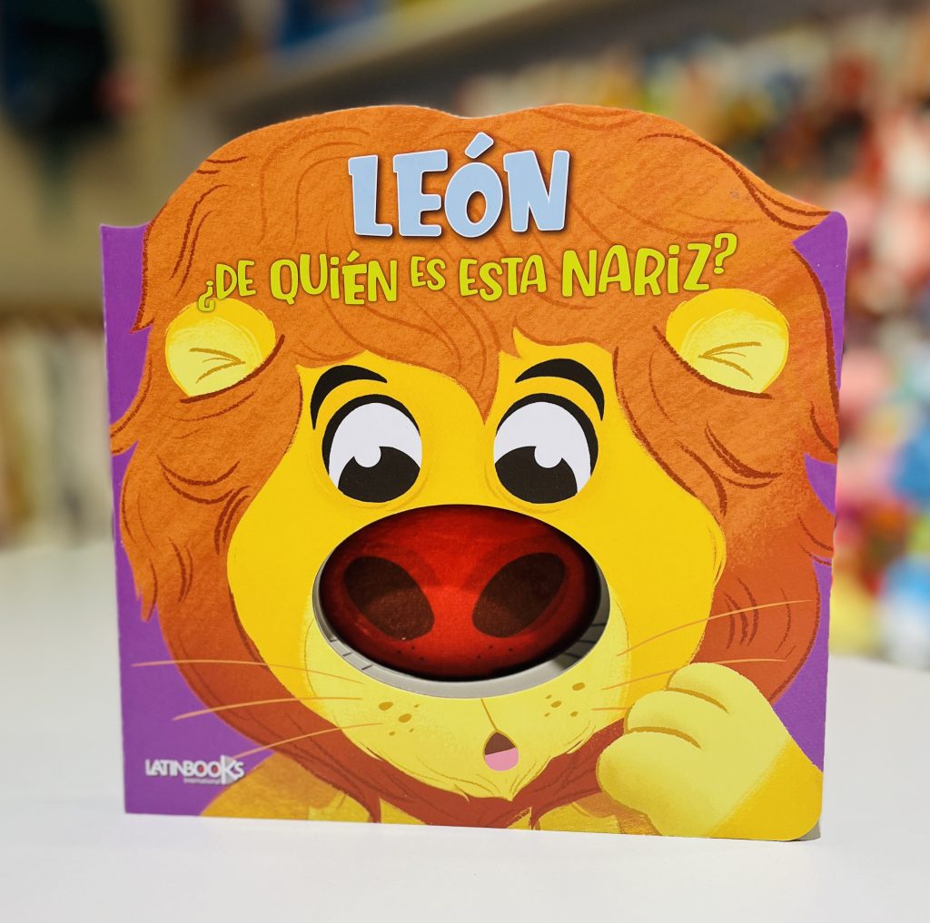 Libro ¿De quién es la nariz? "León"