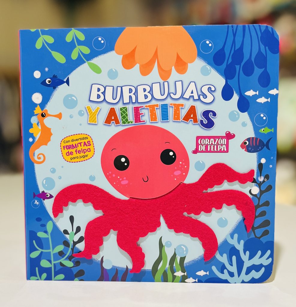 Libro Col. Corazón de Felpa "Burbujas y Aletitas"