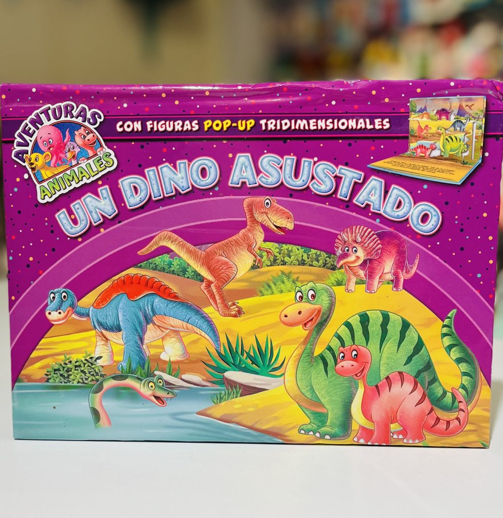 Libro "Un Dino Asustado"
