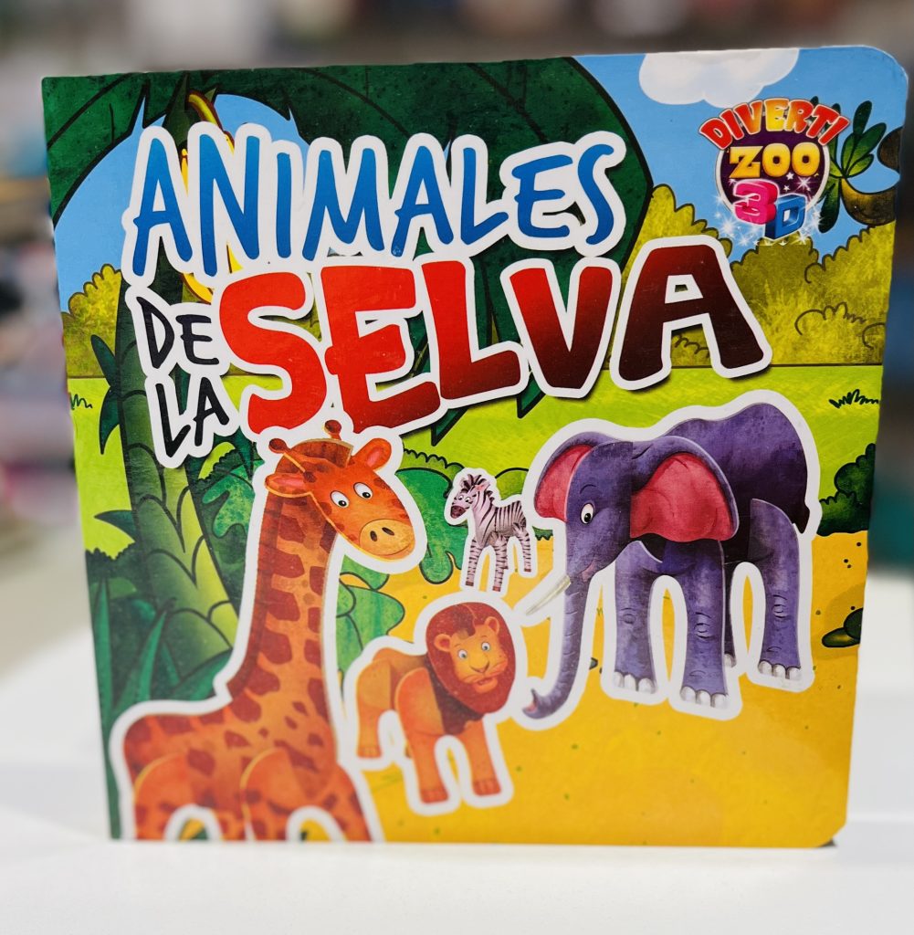 Libro Col. Diverti-zoo 3D "Animales de la Selva"