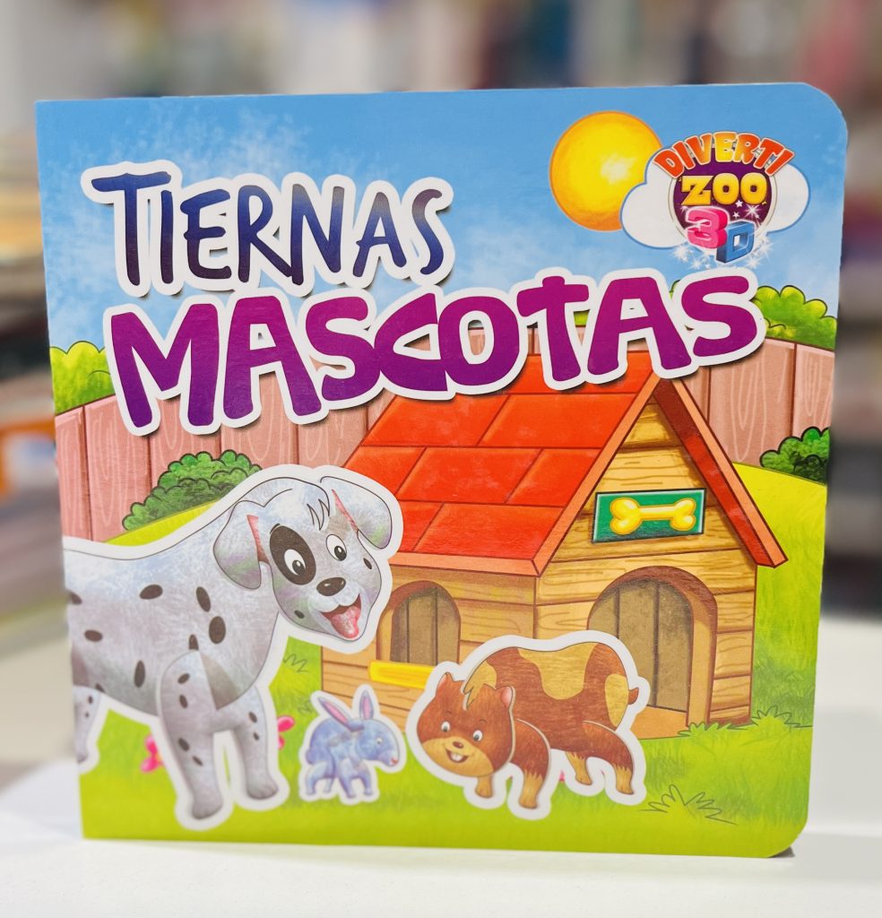 Libro Col. Diverti-zoo 3D "Tiernas Mascotas"
