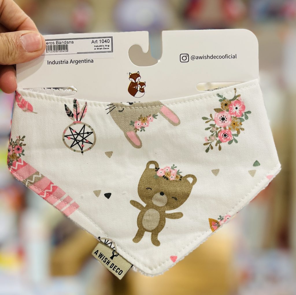 Babero Bandana - Oso