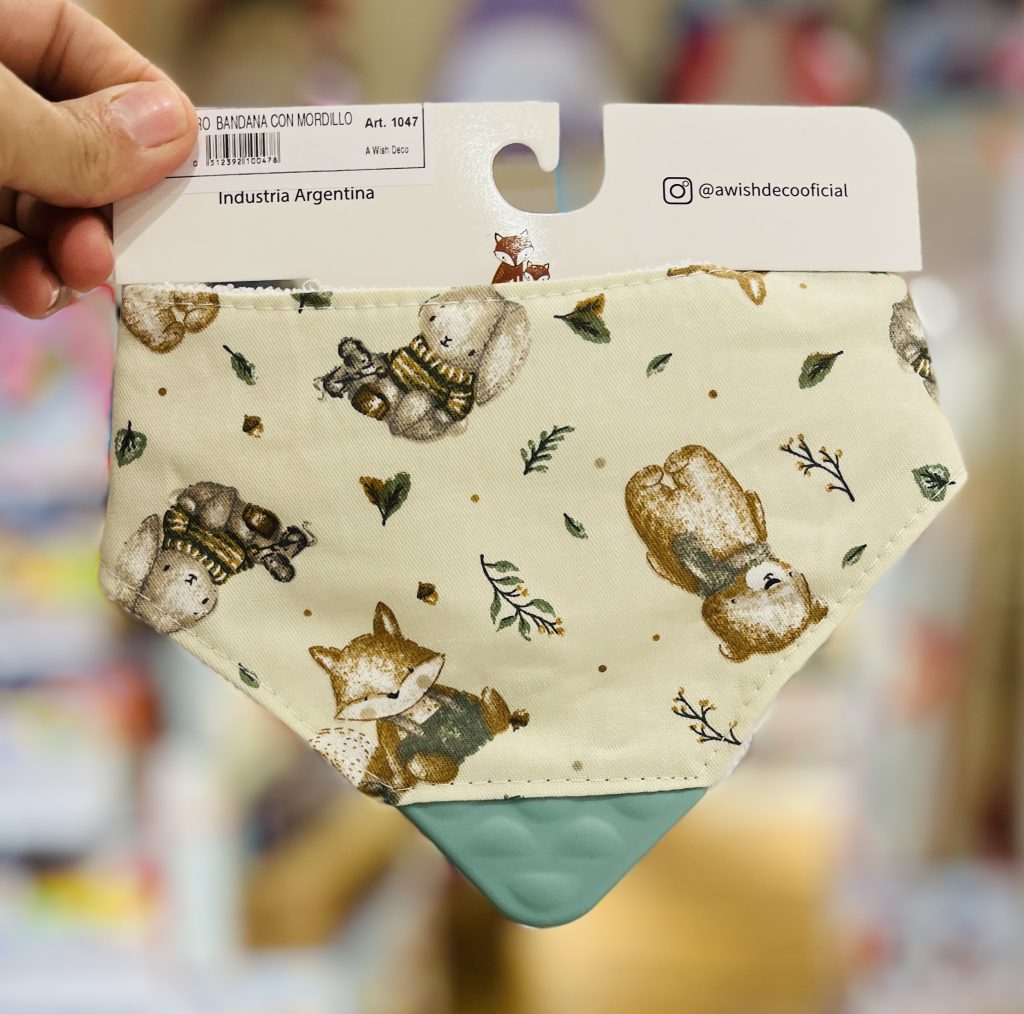Babero Bandana con Mordillo - Animales