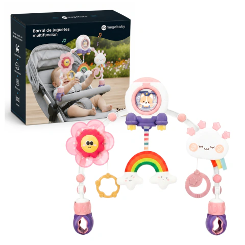 Barral Arco de Juegos Didáctico c/Luz y Sonido - Rosa