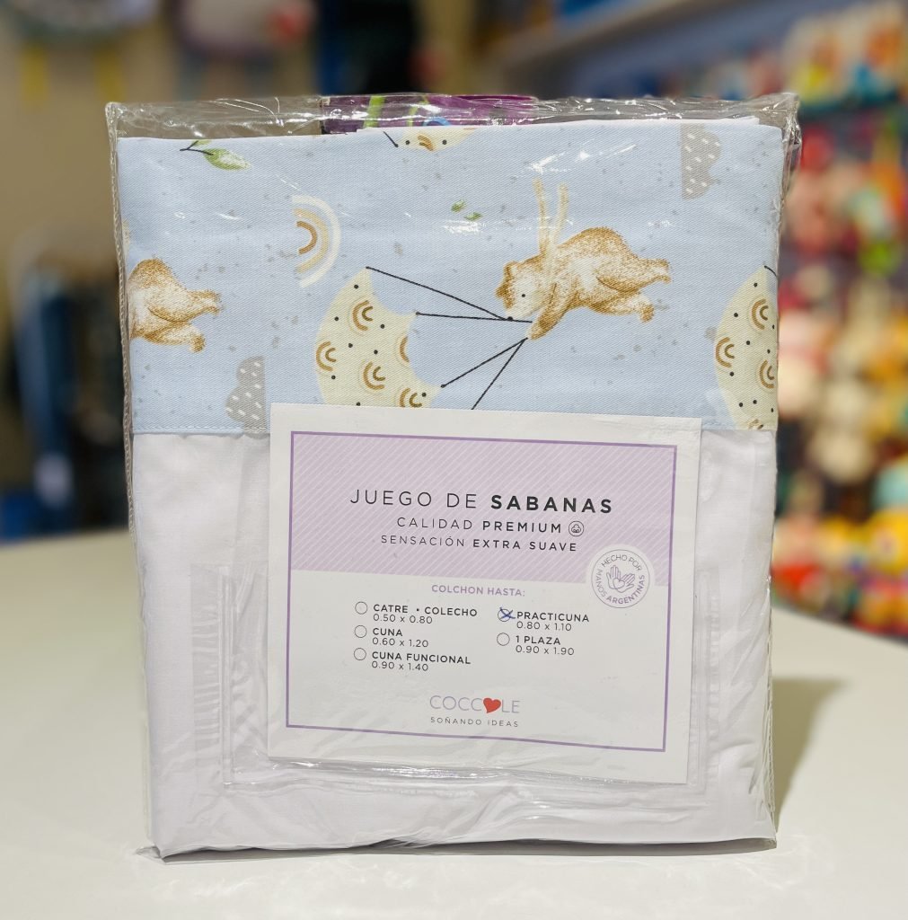Sábanas para Practicuna - Oso/Arcoiris