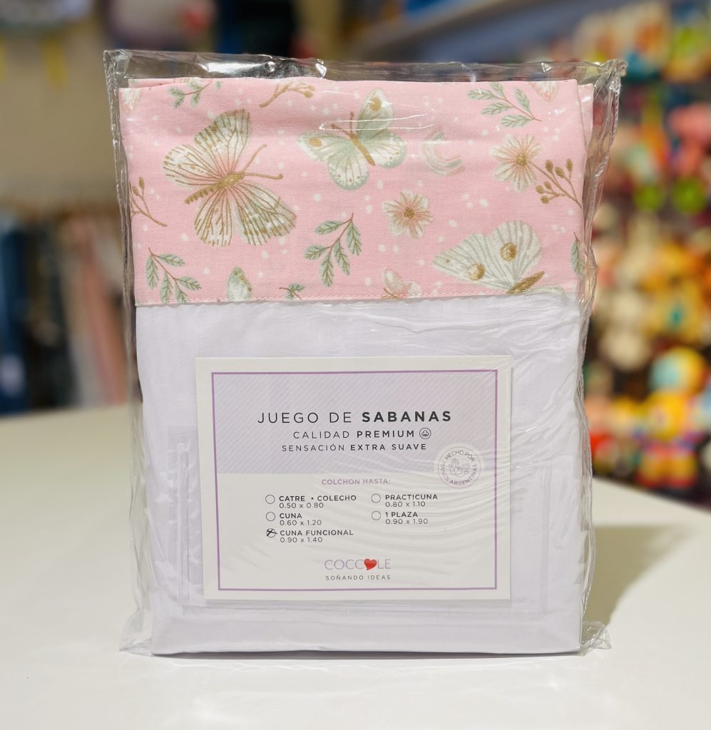 Sabanas para Cuna Funcional - Mariposas